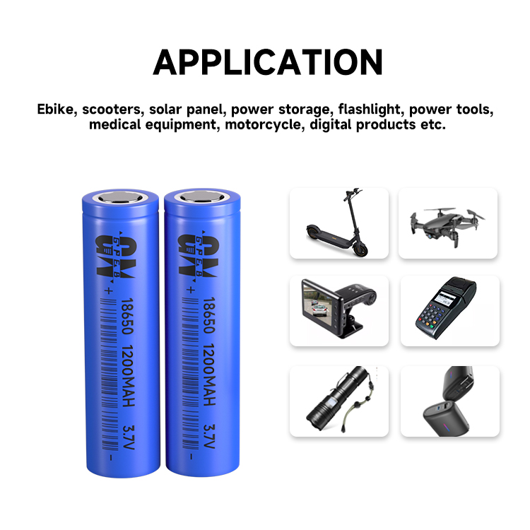 18650 1200mAh 3.7V
